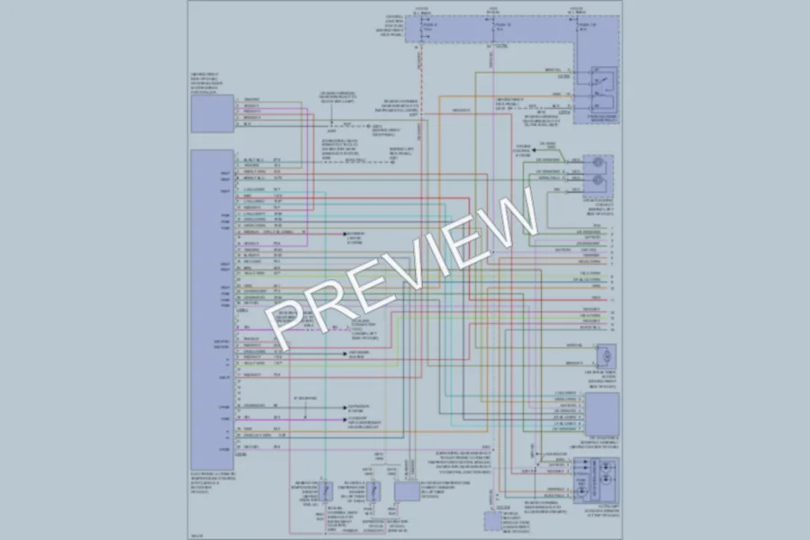 2004 Lincoln Navigator Air Conditioning wiring diagram preview