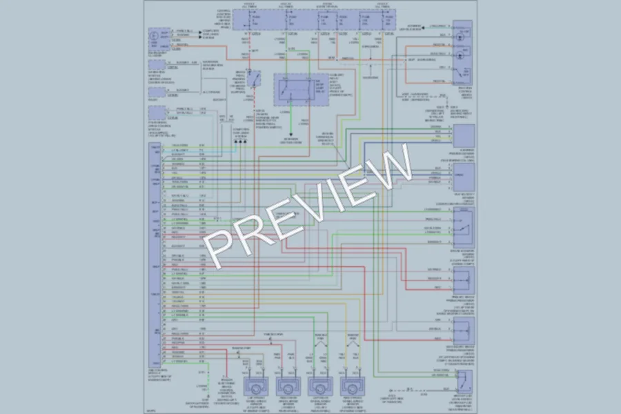 2004 Lincoln Navigator Anti Lock Brakes wiring diagram preview