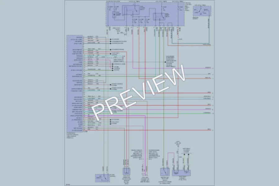 2004 Lincoln Navigator Engine Performance wiring diagram preview