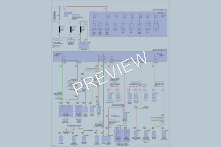 2004 Lincoln Navigator Power Distribution wiring diagram preview