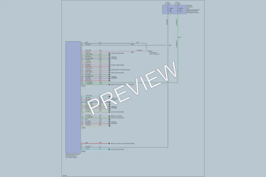 2004 Lincoln TownCar Body Control Modules wiring diagram preview