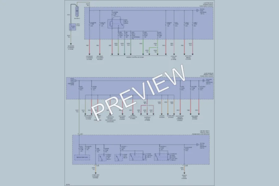2004 Mazda 3 Power Distribution wiring diagram preview