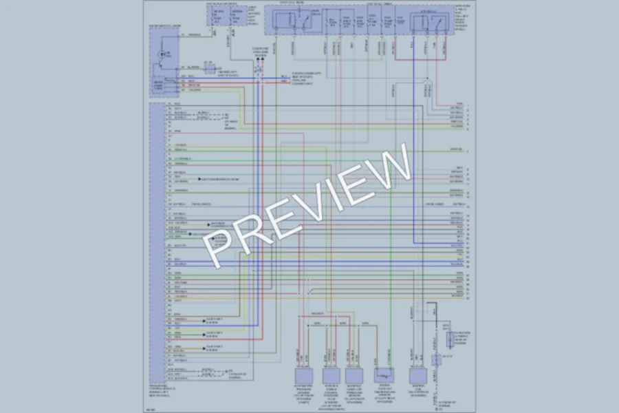 2004 Mazda 6 Engine Performance wiring diagram preview
