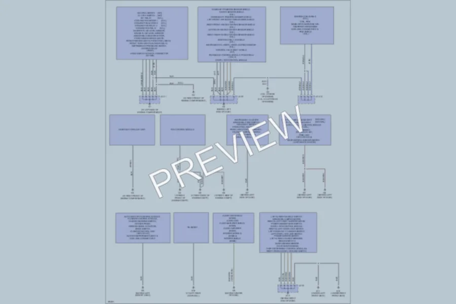 2004 Mazda 6 Ground Distribution wiring diagram preview