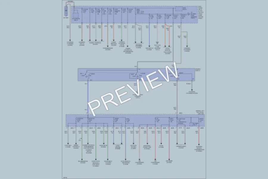 2004 Mazda 6 Power Distribution wiring diagram preview