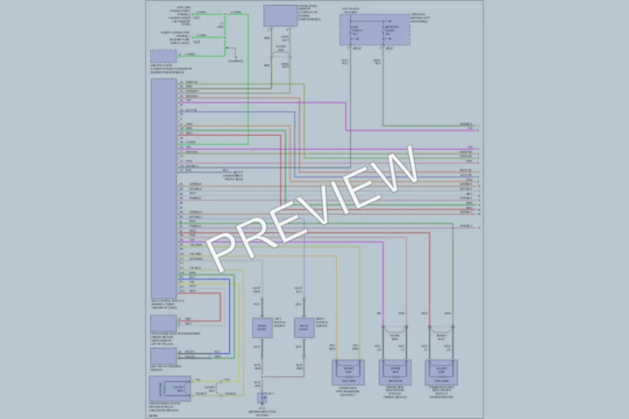2004 Mazda 6 Supplemental Restraints wiring diagram preview