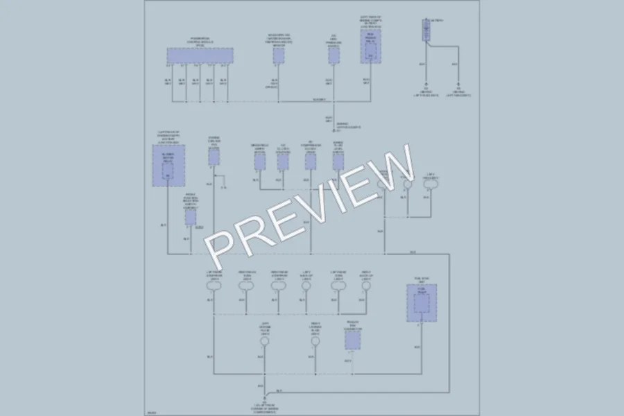 2004 Mazda B2300 Ground Distribution wiring diagram preview