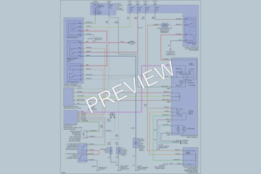 2004 Mazda B4000 Air Conditioning wiring diagram preview