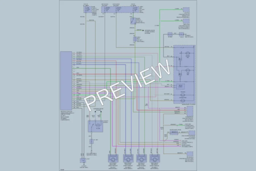 2004 Mazda MPV Anti Lock Brakes wiring diagram preview