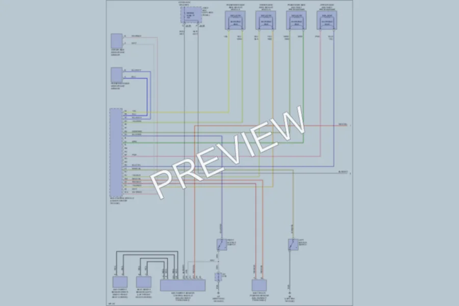 2004 Mazda MPV Supplemental Restraints wiring diagram preview