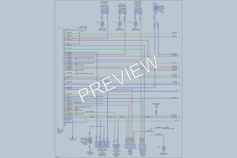 2004 Mazda RX8 Engine Performance wiring diagram preview