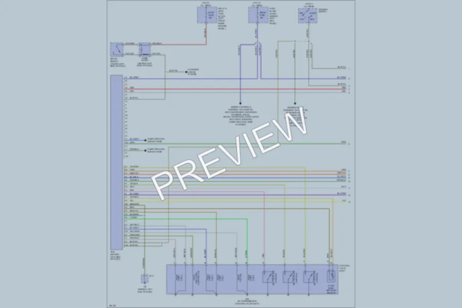2004 Mazda RX8 Transmission wiring diagram preview