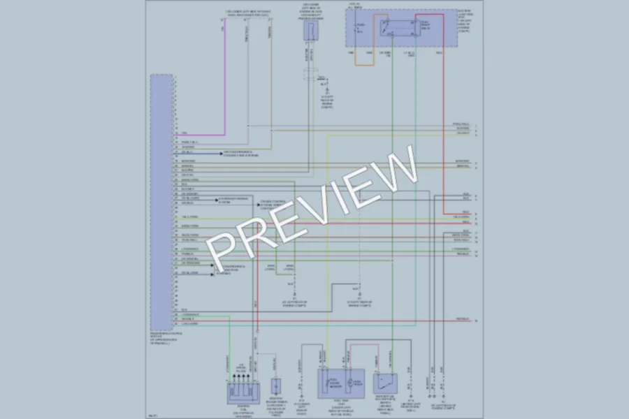 2004 Mazda Tribute Engine Performance wiring diagram preview