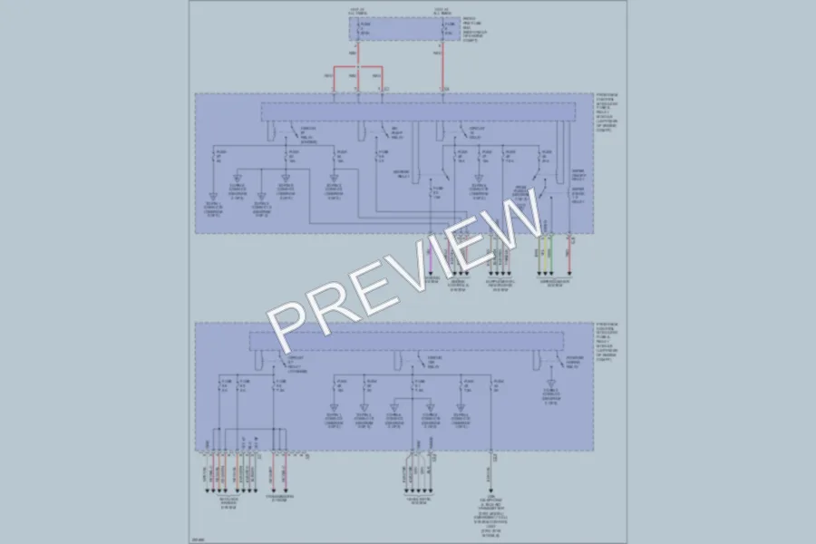 2004 MercedesBenz C240 Body Control Modules wiring diagram preview