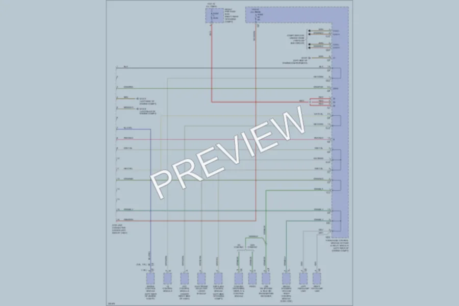 2004 MercedesBenz C320 Computer Data Lines wiring diagram preview