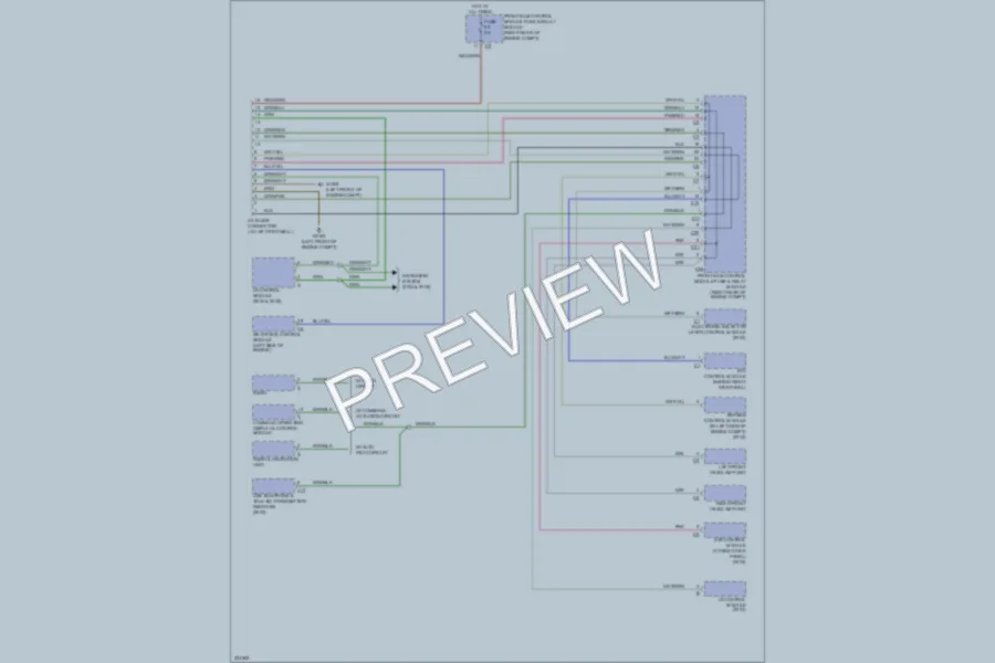 2004 MercedesBenz CLK320 Computer Data Lines wiring diagram preview