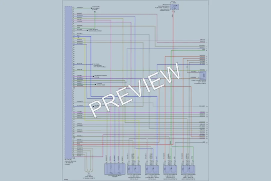 2004 MercedesBenz CLK320 Engine Performance wiring diagram preview