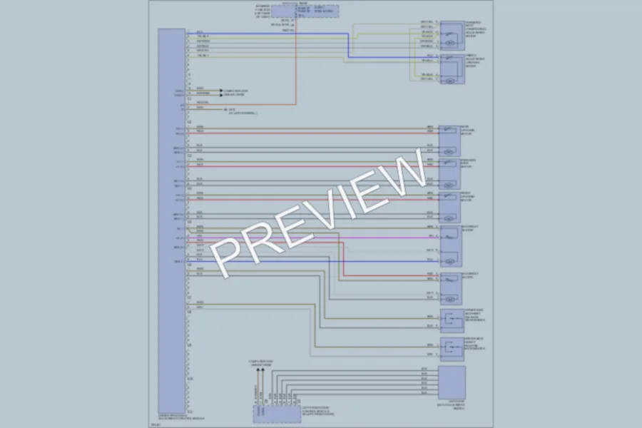 2004 MercedesBenz CLK320 Memory Systems wiring diagram preview