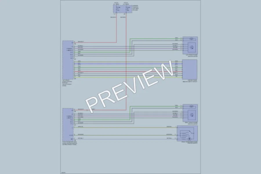 2004 MercedesBenz CLK320 Power Windows wiring diagram preview