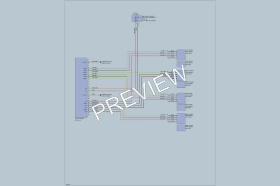 2004 MercedesBenz CLK500 Warning Systems wiring diagram preview