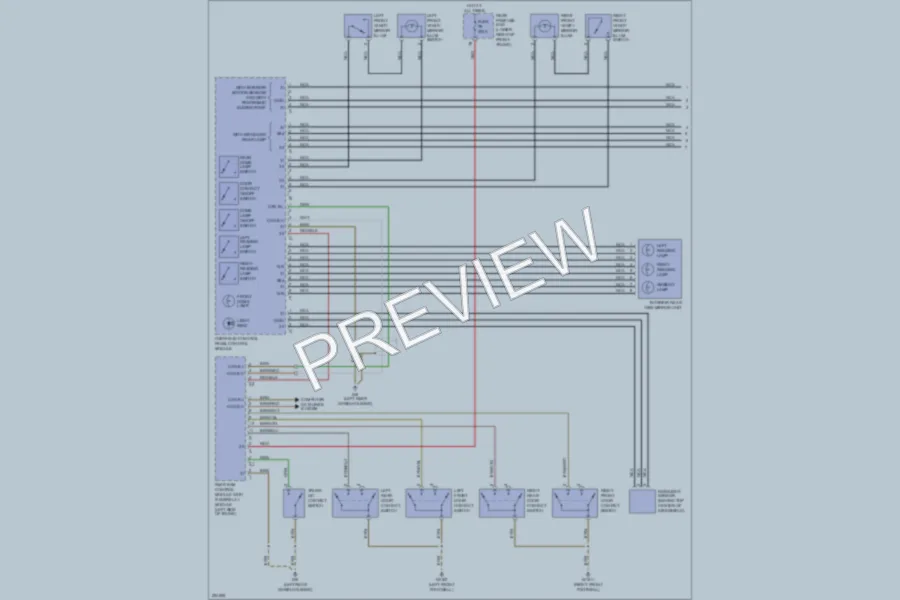 2004 MercedesBenz E500 Interior Lights wiring diagram preview