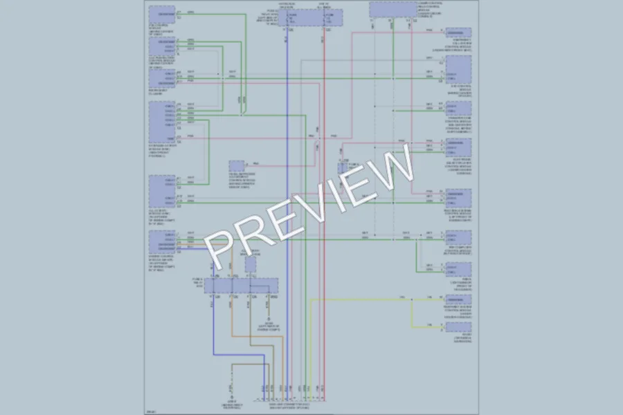 2004 MercedesBenz ML350 Computer Data Lines wiring diagram preview