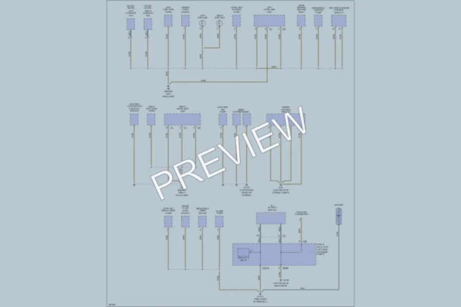 2004 MercedesBenz ML500 Ground Distribution wiring diagram preview