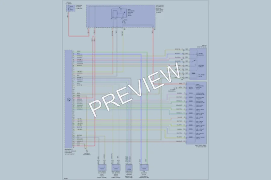 2004 MercedesBenz S430 Anti Lock Brakes wiring diagram preview