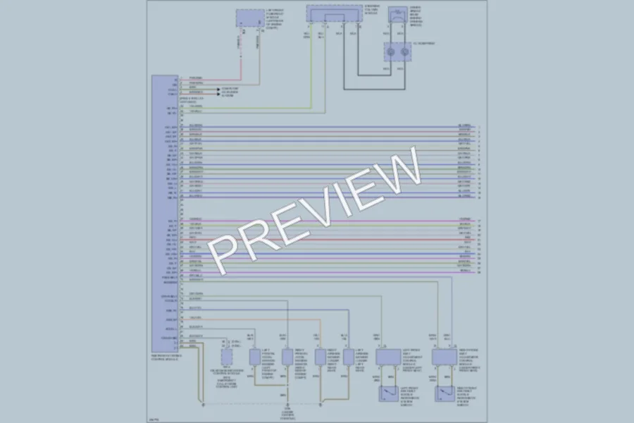 2004 MercedesBenz S430 Supplemental Restraints wiring diagram preview