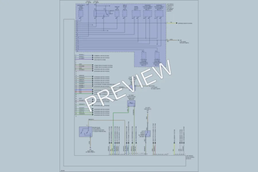 2004 MercedesBenz S500 Body Control Modules wiring diagram preview