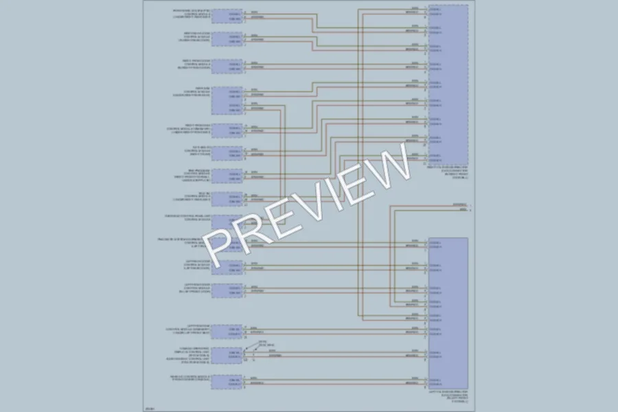 2004 MercedesBenz S500 Computer Data Lines wiring diagram preview