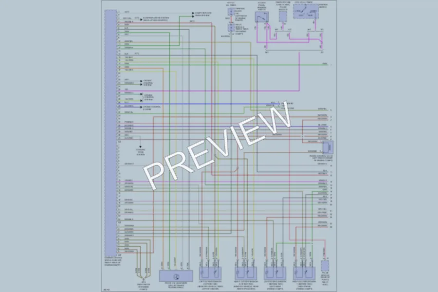 2004 MercedesBenz SLK320 Engine Performance wiring diagram preview