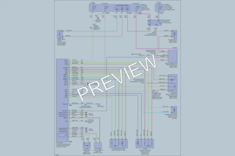 2004 Mercury Monterey Air Conditioning wiring diagram preview