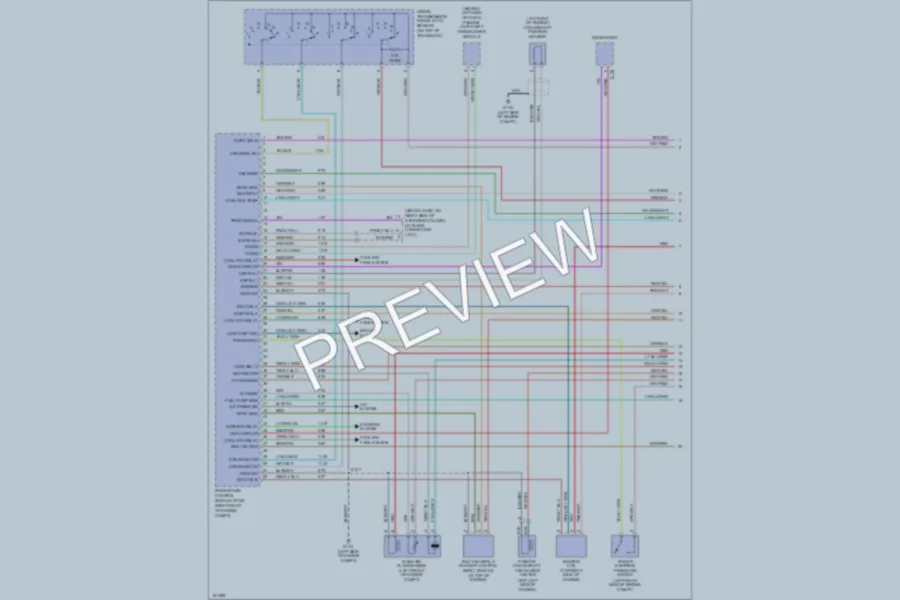 2004 Mercury Monterey Engine Performance wiring diagram preview