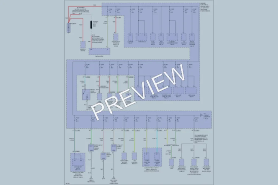 2004 Mercury Monterey Power Distribution wiring diagram preview