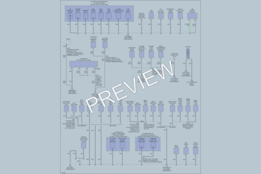 2004 Mercury Mountaineer Ground Distribution wiring diagram preview