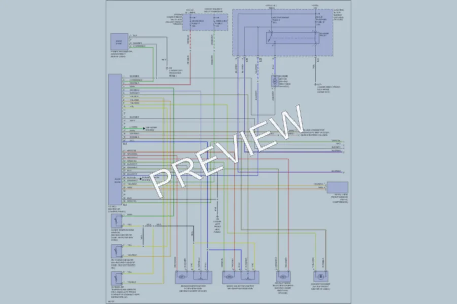 2004 Mitsubishi Diamante Air Conditioning wiring diagram preview