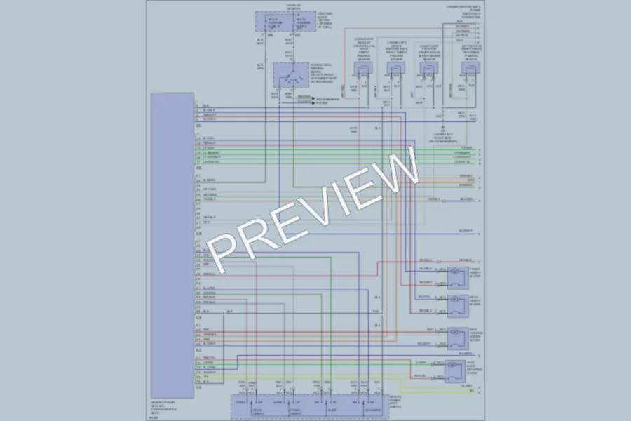 2004 Mitsubishi Diamante Memory Systems wiring diagram preview
