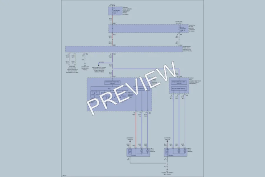 2004 Mitsubishi Diamante Power Mirrors wiring diagram preview