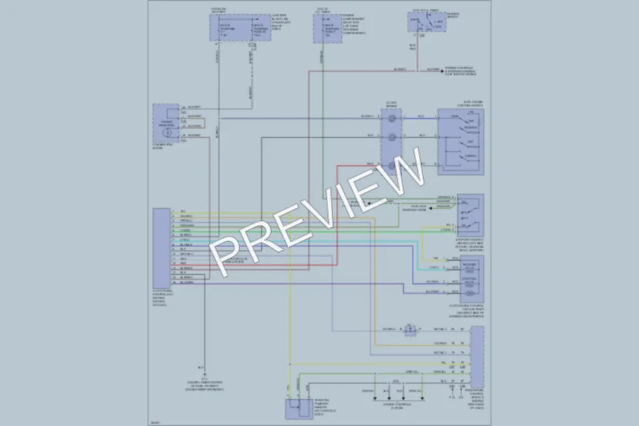 2004 Mitsubishi Eclipse Cruise Control wiring diagram preview