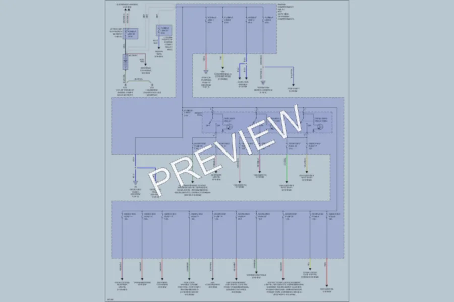 2004 Mitsubishi Eclipse Power Distribution wiring diagram preview