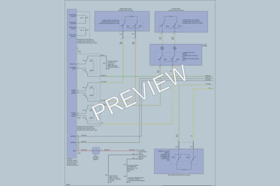 2004 Mitsubishi Eclipse Supplemental Restraints wiring diagram preview