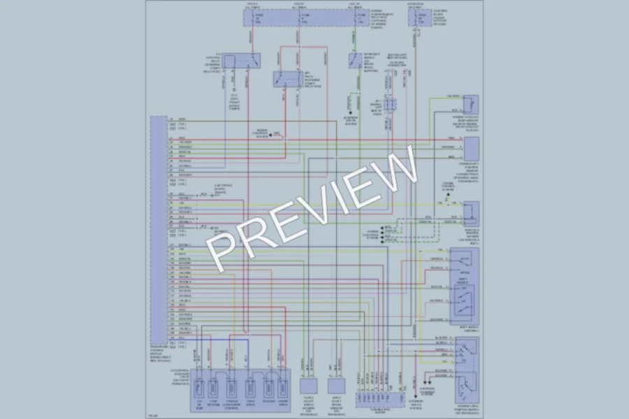 2004 Mitsubishi Eclipse Transmission wiring diagram preview