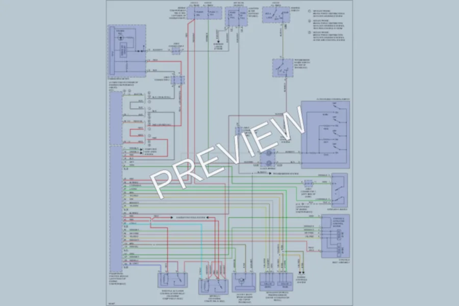2004 Mitsubishi Endeavor Cruise Control wiring diagram preview