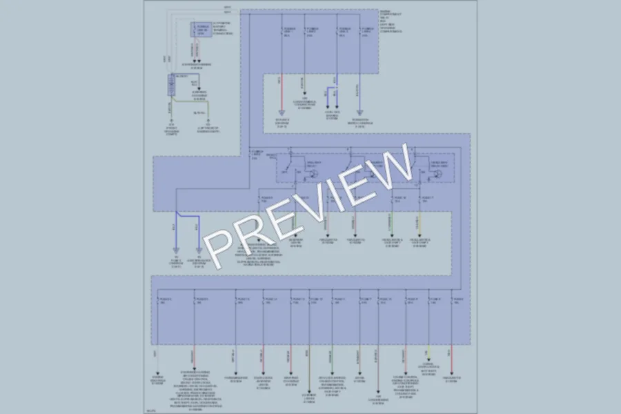 2004 Mitsubishi Endeavor Power Distribution wiring diagram preview
