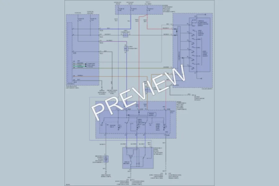 2004 Mitsubishi Endeavor Wiper Washer wiring diagram preview