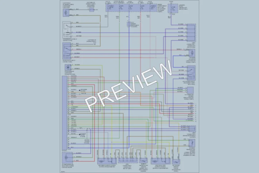 2004 Mitsubishi Galant Air Conditioning wiring diagram preview
