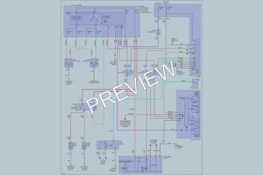 2004 Mitsubishi Galant Headlights wiring diagram preview