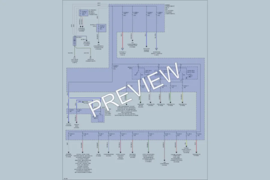 2004 Mitsubishi Galant Power Distribution wiring diagram preview