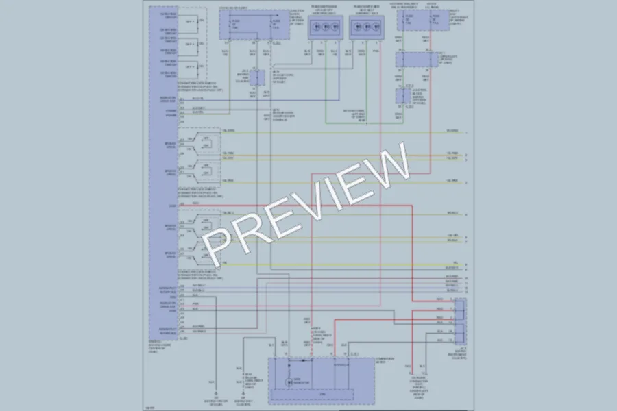 2004 Mitsubishi Galant Supplemental Restraints wiring diagram preview